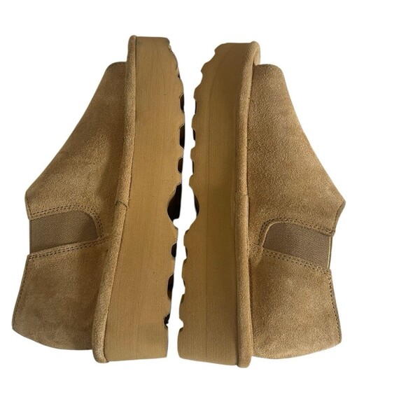 BEARPAW Women's Suede Sail Wedge Tan Cushioned Comfort Sandals Sz 8.5 - Picture 11 of 15